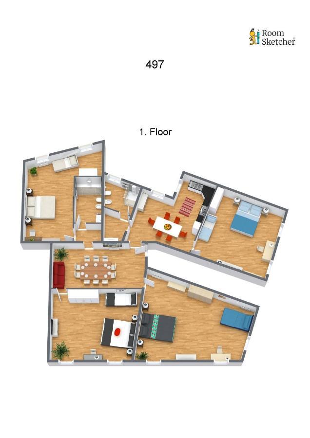 Ca' Circus 4 Rooms Wi-Fi Fibre Venesia Bagian luar foto